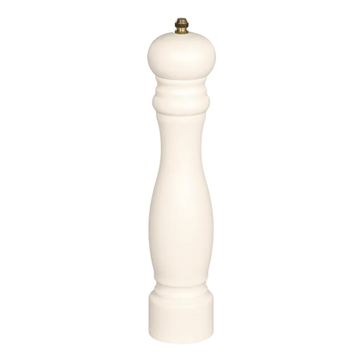 Chic Antique - Salz- oder Pfeffermühle Creme aus Gummibaumholz (26cm)