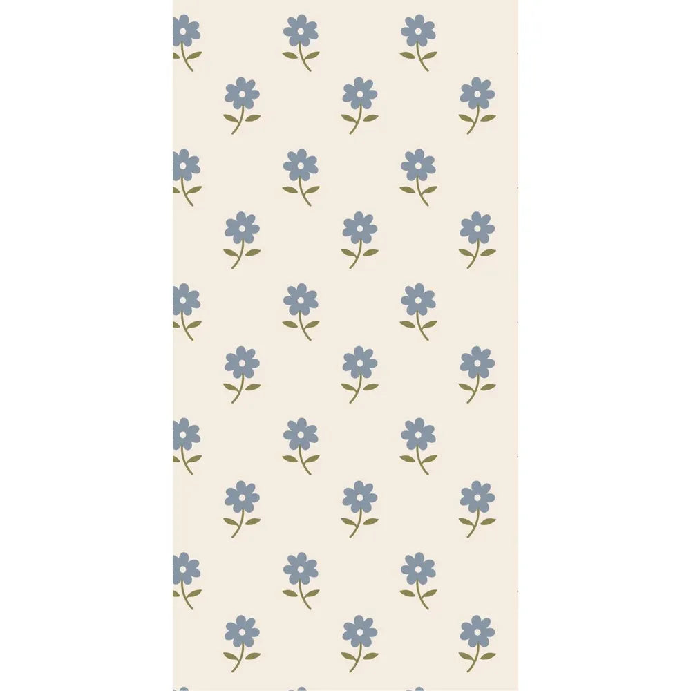 Ib Laursen - Serviette blaue Blumen 16 Stück