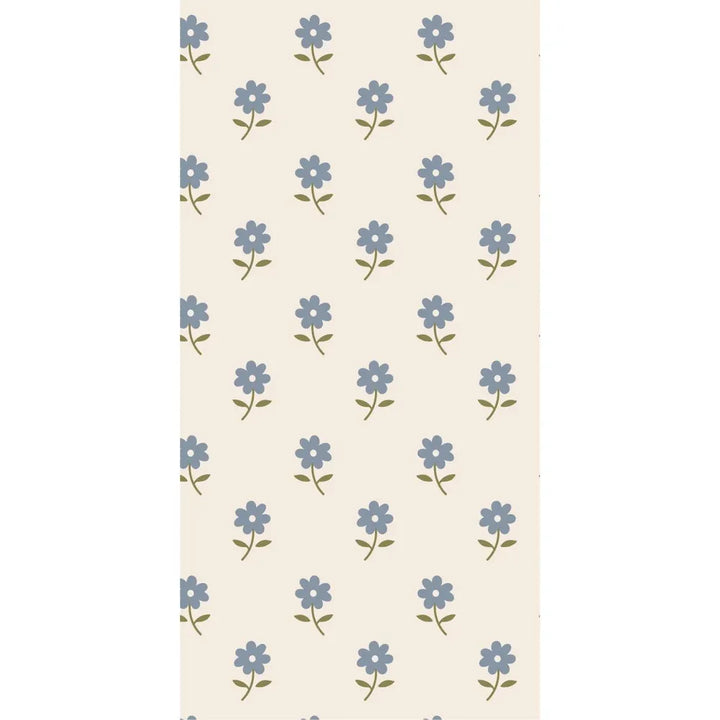 Ib Laursen - Serviette blaue Blumen 16 Stück