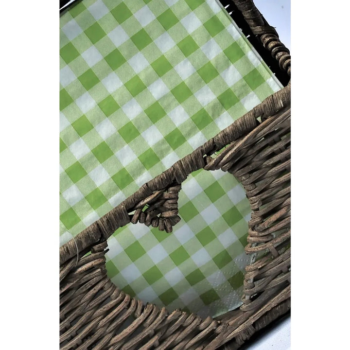 Best Style Living - Serviettenhalter Herz Rattan