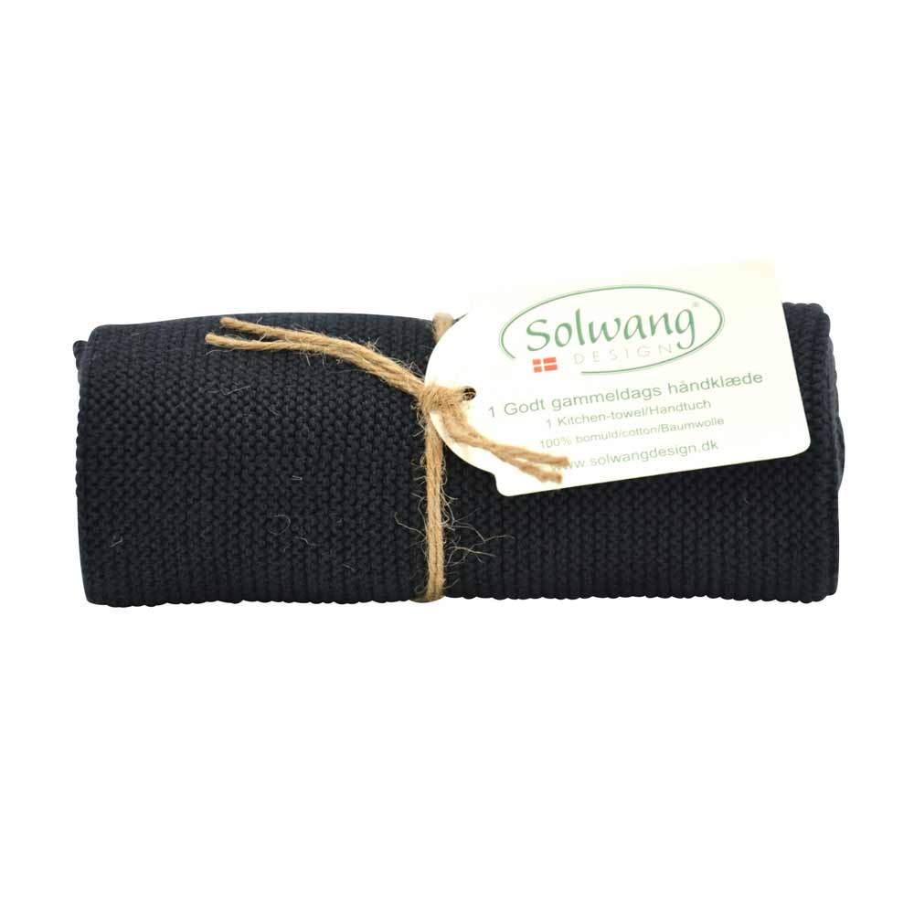 Solwang Handtuch - Schwarz