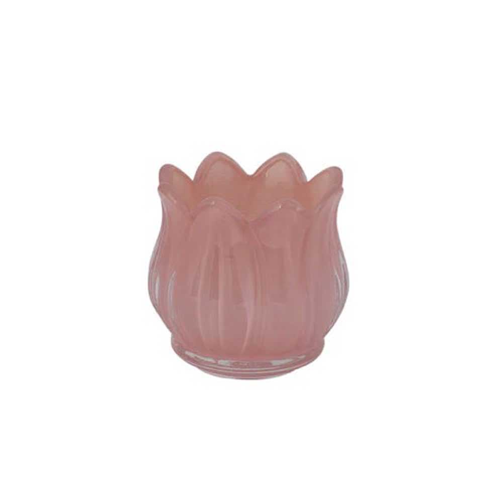 Storefactory - Nyby Rosa Teelichthalter in Tulpenform.