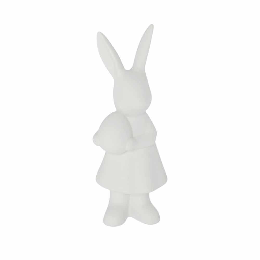 Storefactory - Alice Hase weiße Porzellanfigur.