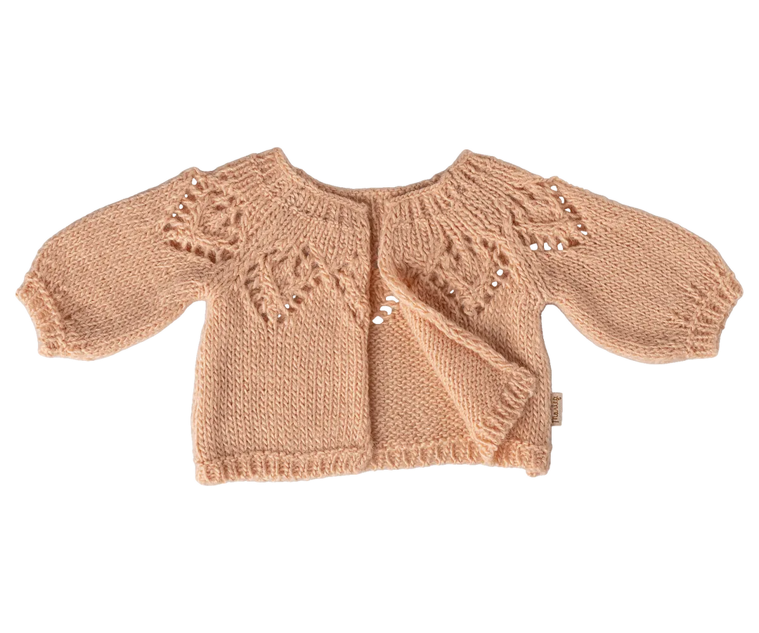 Maileg - Strickjacke Hase Größe 4 Hellrosa