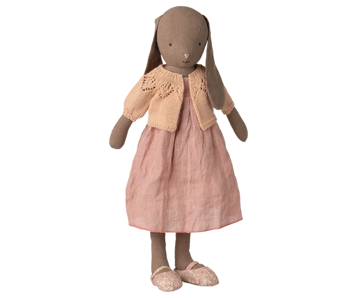 Maileg - Strickjacke Hase Größe 4 Hellrosa