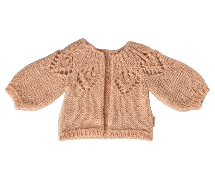 Maileg - Strickjacke Hase Größe 3 Light rose