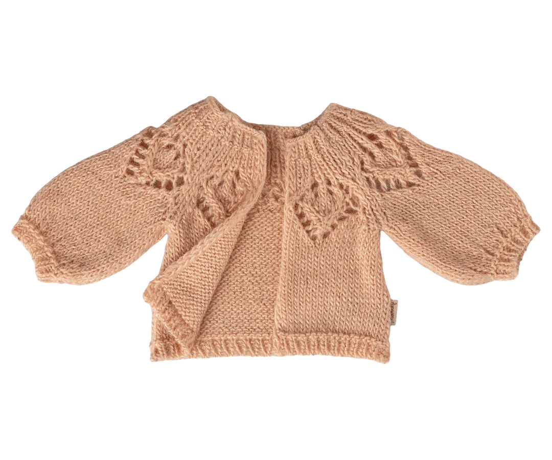 Maileg - Strickjacke Hase Größe 3 Light rose