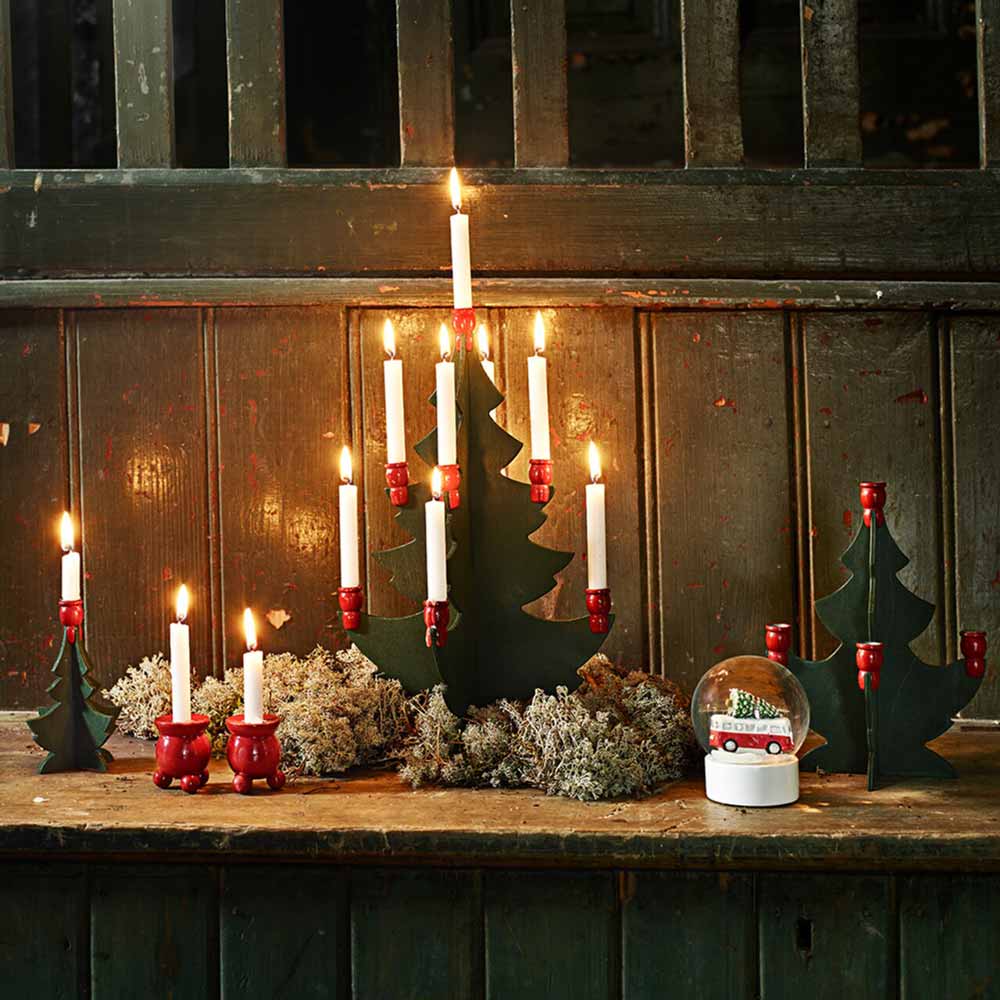 Strömshaga - Kerzenhalter Weihnachtsbaum für Tannenbaumkerze