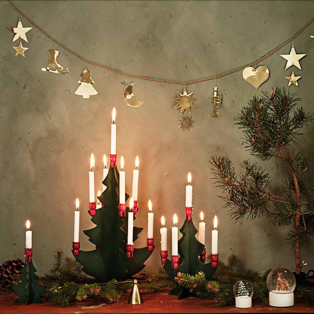 Strömshaga - Kerzenhalter Weihnachtsbaum für Tannenbaumkerze