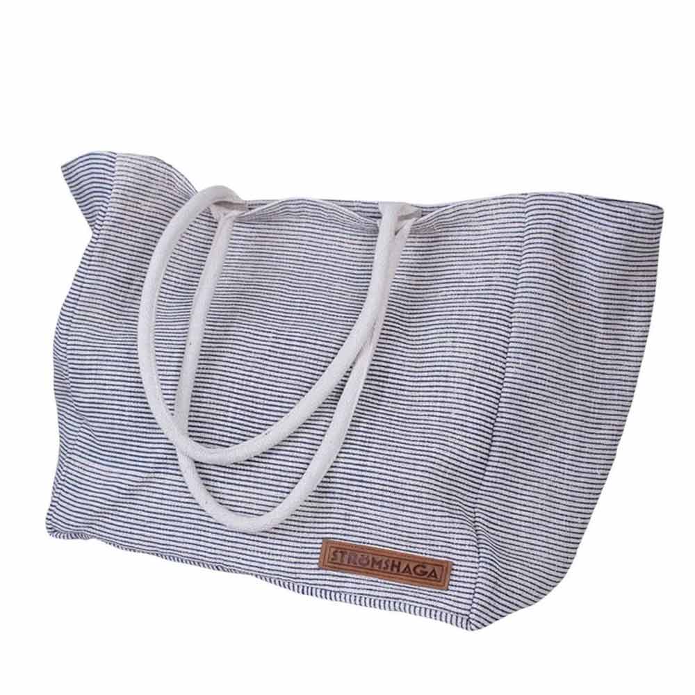 Strömshaga - Strandtasche Ester Blue-white