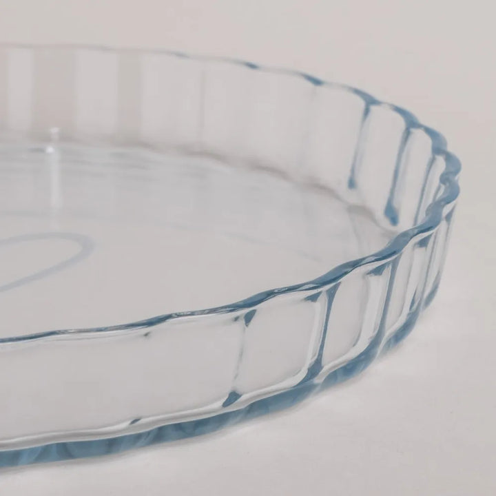 Eulenschnitt - Tarteform groß Herz Glas