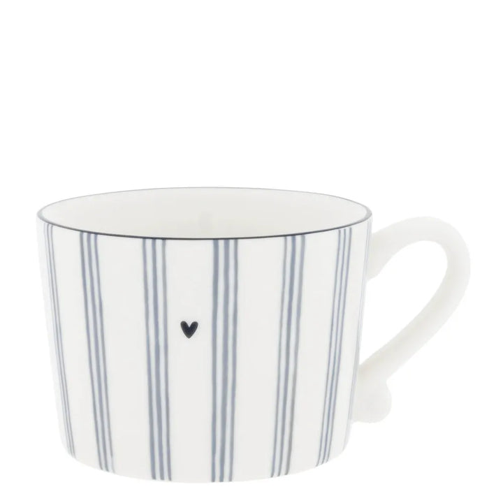 Bastion Collections - Tasse gestreift mit Herz