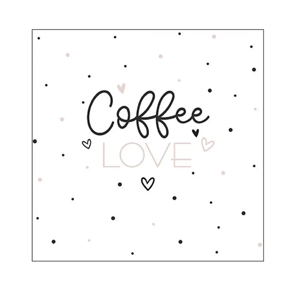 Tee-Maass - Serviette Coffee Love (20 Stk./Packung)