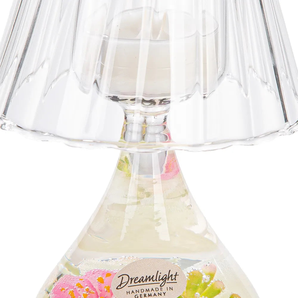 Gilde - Dreamlight, Teelichtleuchter, Lampe Boutique, 'Early Summer', Blumendesign
