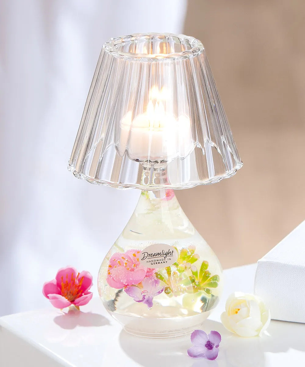 Gilde - Dreamlight, Teelichtleuchter, Lampe Boutique, 'Early Summer', Blumendesign