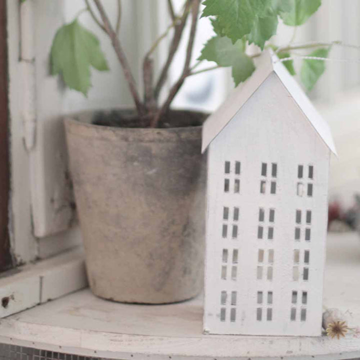 VL Home - Metallhaus Haus weiss vier Etagen 23,5 cm