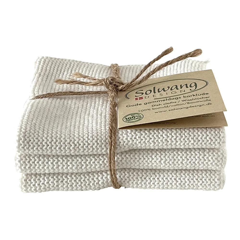 Solwang Wischtücher 3er Set - Weiss