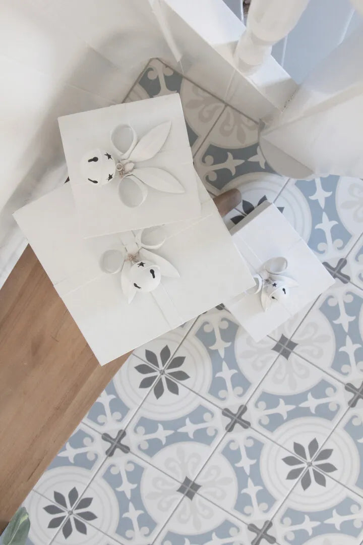 VL Home - Kisten aus Zink mit Schleifen 3er Set