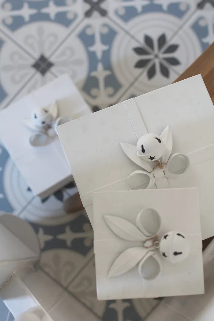 VL Home - Kisten aus Zink mit Schleifen 3er Set