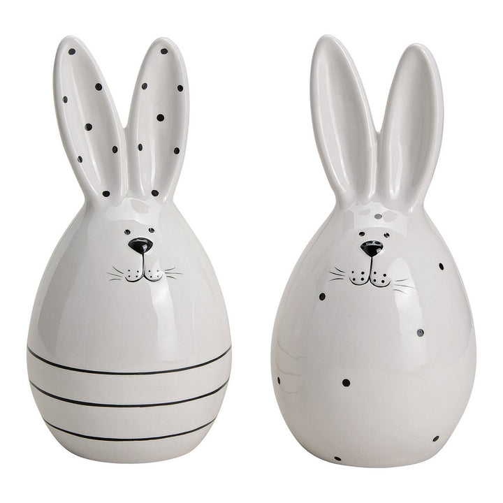 G. Wurm - Hase aus Porzellan in Eierform mit Ohren