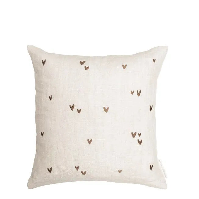Bastion Collections Kissenbezug Leinen Allover 50 cm