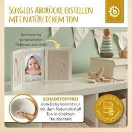 Bieco Spielwaren Bilderrahmen Baby Abdruckset Holz