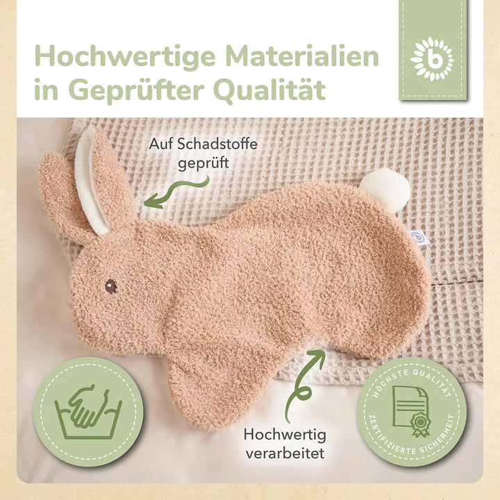 Bieco Spielwaren Schmusetuch Hase Fine