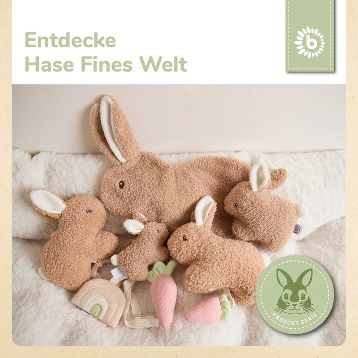 Bieco Spielwaren Schmusetuch Hase Fine