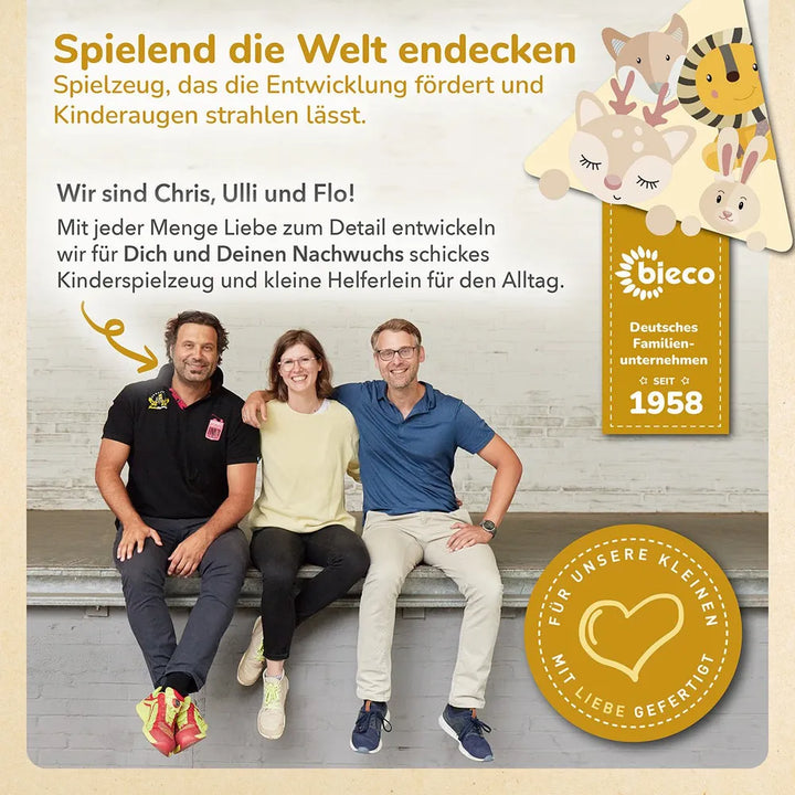 Bieco Spielwaren Schmusetuch Hase Fine