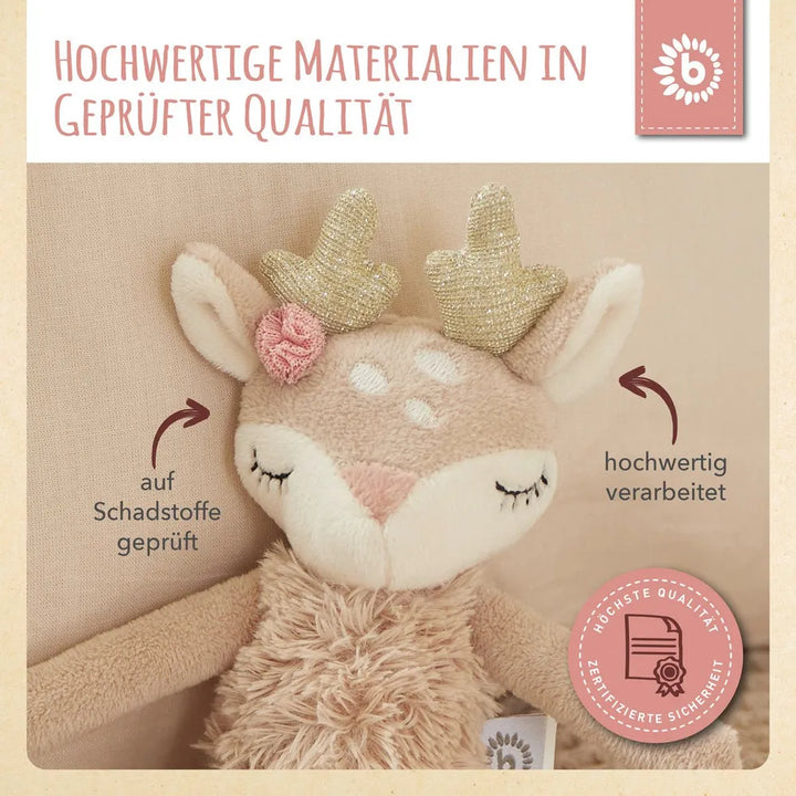 Bieco Spielwaren Spielfigur Reh Ella mit Rassel