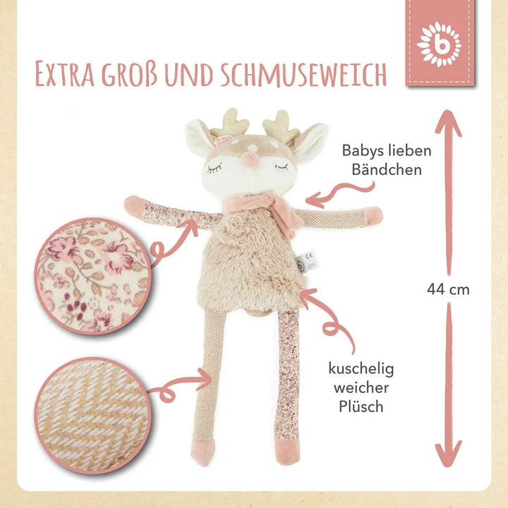 Bieco Spielwaren Kuscheltier Reh Ella
