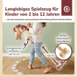 Bieco Spielwaren Schaukelpferd Steckenpferd Ginger