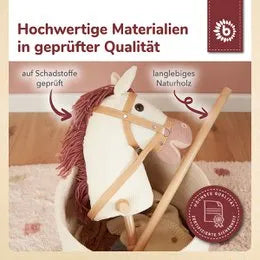 Bieco Spielwaren Schaukelpferd Steckenpferd Ginger