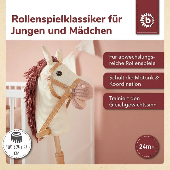 Bieco Spielwaren Schaukelpferd Steckenpferd Ginger