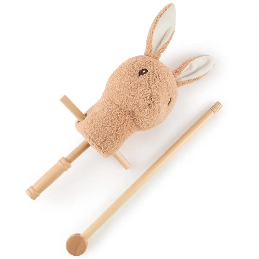 Bieco Steckentiere mit Holzrädern – Ginger, Fine &amp; Mika — Hase Fine
