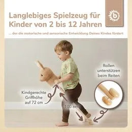Bieco Spielwaren Stofftier Steckentier Hase Fine