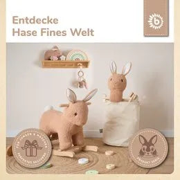 Bieco Spielwaren Stofftier Steckentier Hase Fine