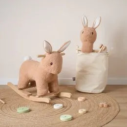 Bieco Steckentiere mit Holzrädern – Ginger, Fine &amp; Mika — Hase Fine