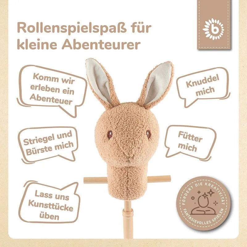 Bieco Spielwaren Stofftier Steckentier Hase Fine