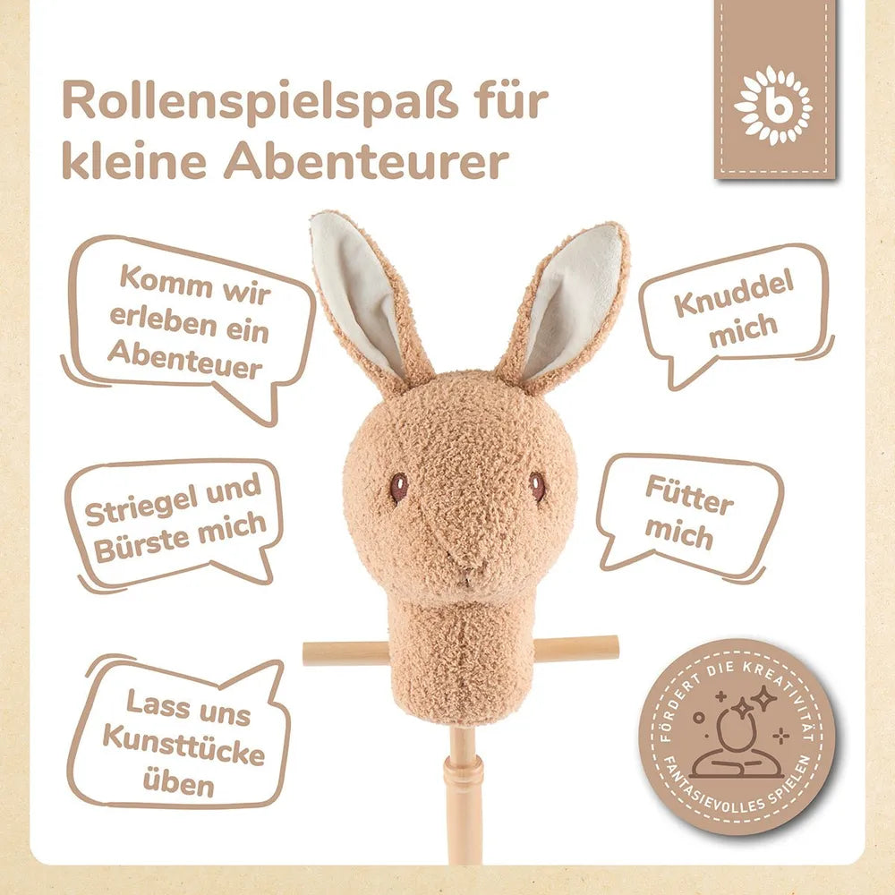 Bieco Spielwaren Stofftier Steckentier Hase Fine