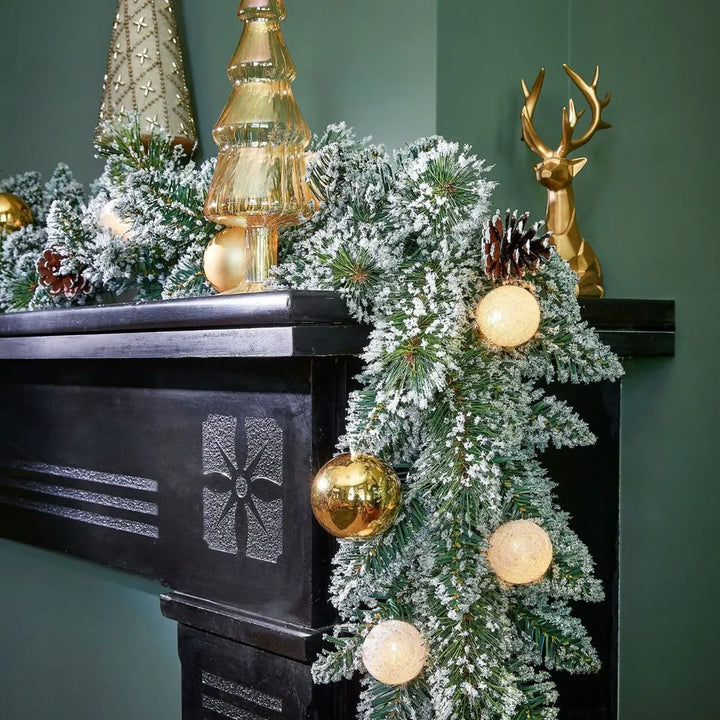 Black Box Trees Weihnachtsgirlande LED Kaprun Kugeln
