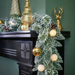 Black Box Trees Weihnachtsgirlande LED Kaprun Kugeln