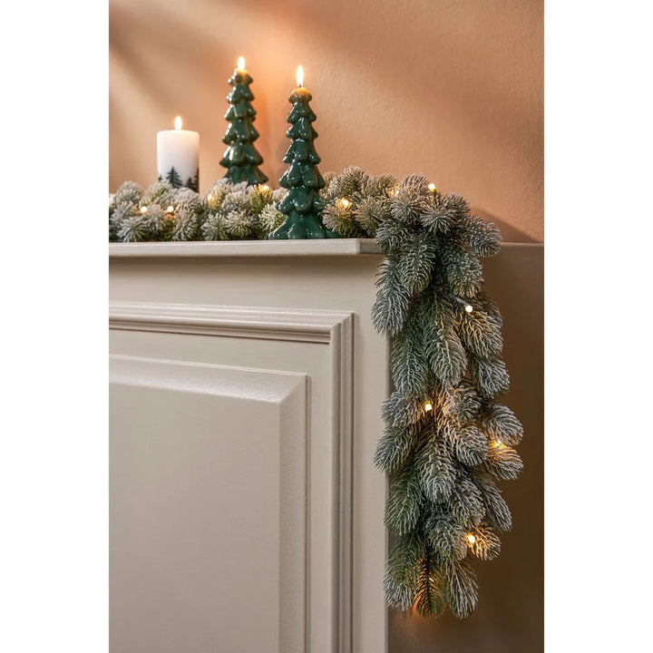 Black Box Trees Weihnachtsgirlande Beschneite LED