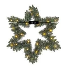 Black Box Trees Sternförmiger LED-Weihnachtskranz