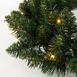 Black Box Trees Dekokranz Herz Herzförmiger LED Grün