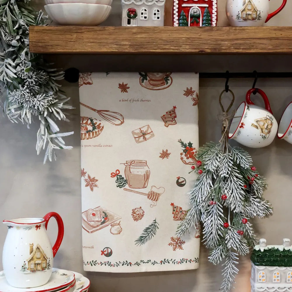 Chic Antique Geschirrtuch Aix Weihnachtsbackmotiv