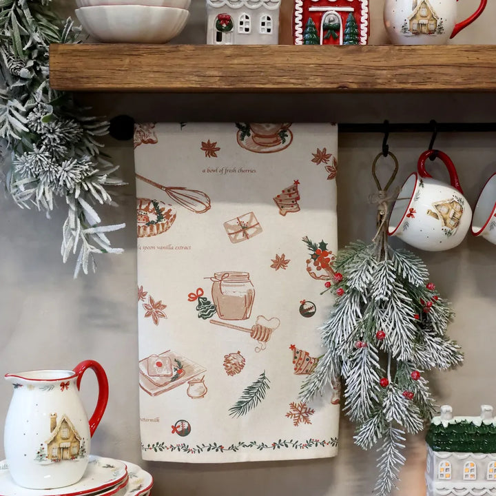 Chic Antique Geschirrtuch Aix Weihnachtsbackmotiv