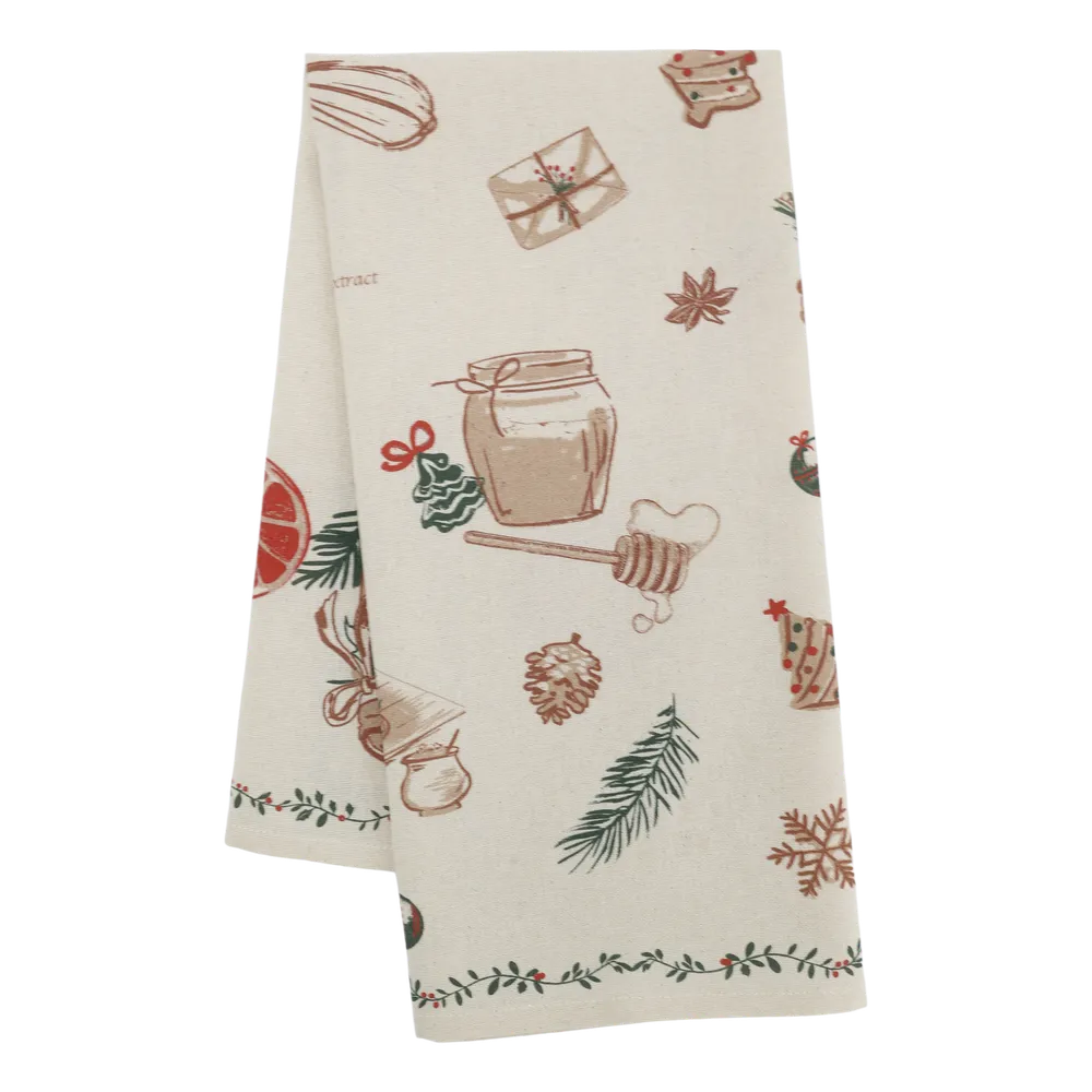 Chic Antique Geschirrtuch Aix Weihnachtsbackmotiv