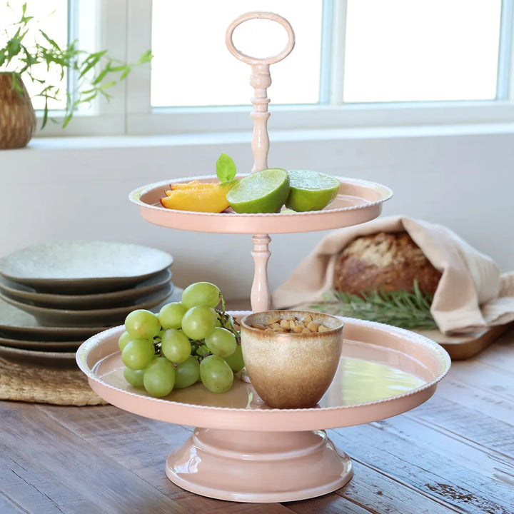 Chic Antique - Etagere mit 2 Schüsseln