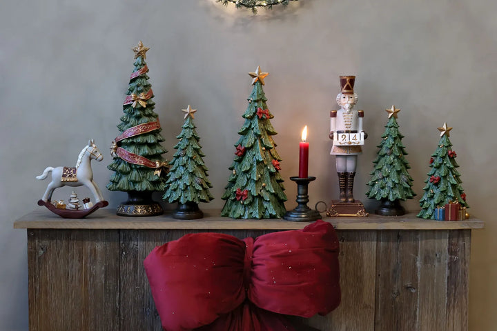 Chic Antique Nussknacker Figur Blockkalender 31,5 cm